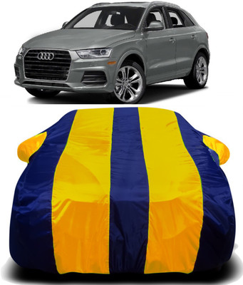 Swarish Car Cover For Audi Q3 (With Mirror Pockets)(Yellow, Blue)