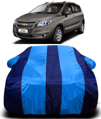 PVSTAR Car Cover For Chevrolet Sail Hatchback (With Mirror Pockets)(Blue)