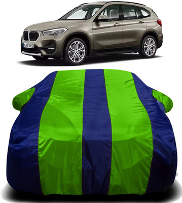 XOCAVO Car Cover For BMW X1 (With Mirror Pockets)(Green, Blue)