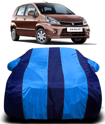 Swarish Car Cover For Maruti Suzuki Zen Estilo (With Mirror Pockets)(Blue)