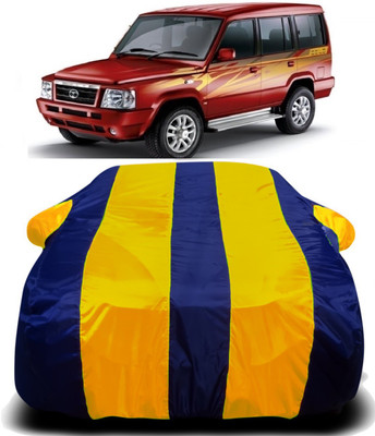 Swarish Car Cover For Tata Sumo (With Mirror Pockets)(Yellow, Blue)