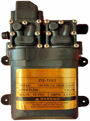 BALRAMA 150 PSI 12 Volt DC Double Motor High-Pressure Vehicle Washing Battery Sprayer Pump Pressure Washer