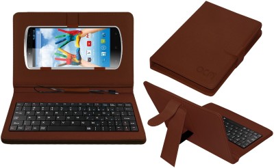 ACM Keyboard Case for Karbonn Titanium X(Brown, Cases with Holder, Pack of: 1)