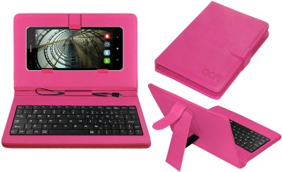 ACM Keyboard Case for Videocon Infinium Z51 Blaze(Pink, Cases with Holder, Pack of: 1)