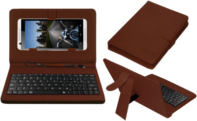ACM Keyboard Case for Celkon Millennia Me Q54(Brown, Cases with Holder, Pack of: 1)