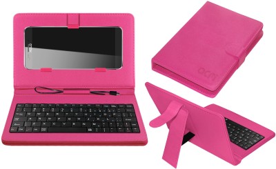 ACM Keyboard Case for Xolo One Hd(Pink, Cases with Holder, Pack of: 1)