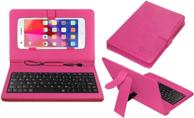 ACM Keyboard Case for Gionee Ctrl V6l 4g(Pink, Cases with Holder, Pack of: 1)