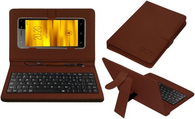 ACM Keyboard Case for Ziox Astra Titan 4g(Brown, Cases with Holder, Pack of: 1)