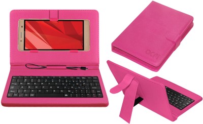 ACM Keyboard Case for Iball Andi 5n Dude(Pink, Cases with Holder, Pack of: 1)