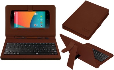 ACM Keyboard Case for Spice Stellar Mi-507(Brown, Cases with Holder, Pack of: 1)