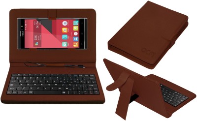 ACM Keyboard Case for Xolo Black 1x(Brown, Cases with Holder, Pack of: 1)