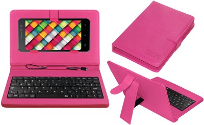 ACM Keyboard Case for Intex Cloud Crystal 2.5d(Pink, Cases with Holder, Pack of: 1)