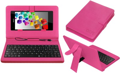 ACM Keyboard Case for Xolo Cube 5.0(Pink, Cases with Holder, Pack of: 1)