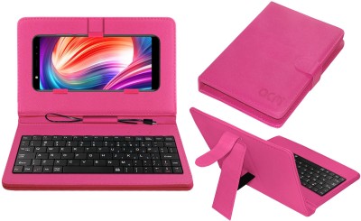ACM Keyboard Case for Leagoo M9(Pink, Cases with Holder, Pack of: 1)