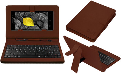 ACM Keyboard Case for I-Smart Is-57 Mercury V4(Brown, Cases with Holder, Pack of: 1)