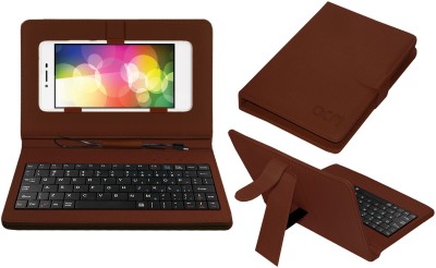 ACM Keyboard Case for Intex Cloud Trend(Brown, Cases with Holder, Pack of: 1)