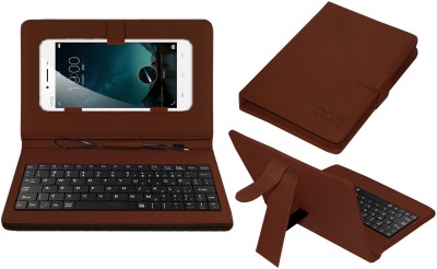 ACM Keyboard Case for Vivo X6(Brown, Cases with Holder, Pack of: 1)