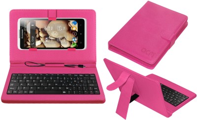 ACM Keyboard Case for Lenovo S890(Pink, Cases with Holder, Pack of: 1)