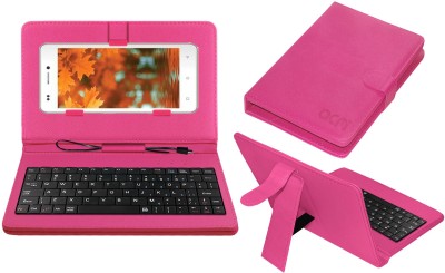 ACM Keyboard Case for Intex Aqua Life V(Pink, Cases with Holder, Pack of: 1)