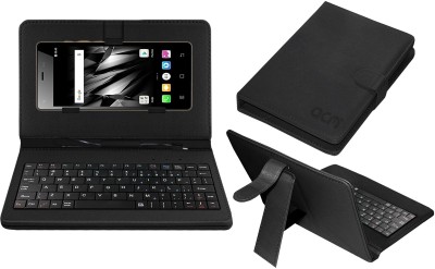 ACM Keyboard Case for Micromax Canvas 5 Lite(Black, Cases with Holder, Pack of: 1)