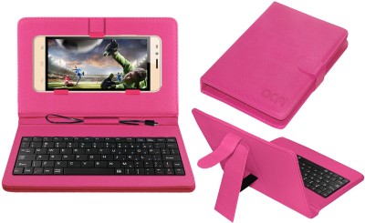 ACM Keyboard Case for Intex Aqua Jewel 2(Pink, Cases with Holder, Pack of: 1)