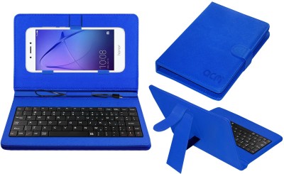 ACM Keyboard Case for Huawei Honor 6a(Blue, Cases with Holder, Pack of: 1)