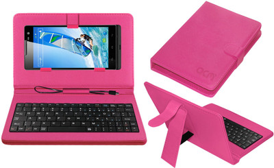ACM Keyboard Case for Xolo Q1100(Pink, Cases with Holder, Pack of: 1)