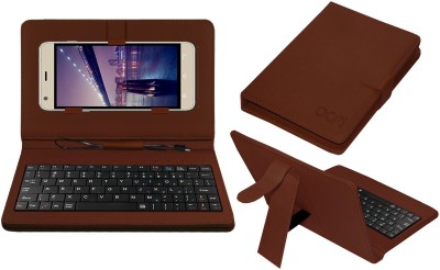 ACM Keyboard Case for Intex Aqua Life 3(Brown, Cases with Holder, Pack of: 1)