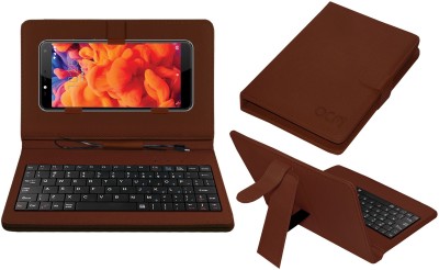 ACM Keyboard Case for Jivi Xtreme View(Xt 309)(Brown, Cases with Holder, Pack of: 1)