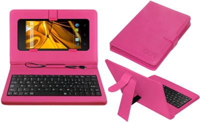 ACM Keyboard Case for Karbonn Titanium Dazzle 2 S202(Pink, Cases with Holder, Pack of: 1)