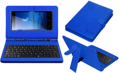 ACM Keyboard Case for Videocon Infinium Z50 Quad(Blue, Cases with Holder, Pack of: 1)