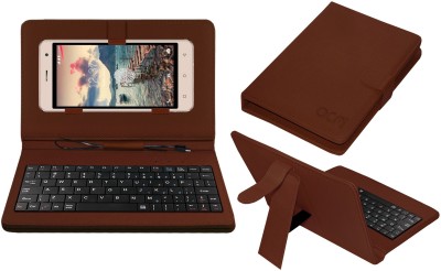 ACM Keyboard Case for Intex Cloud Scan Fp(Brown, Cases with Holder, Pack of: 1)