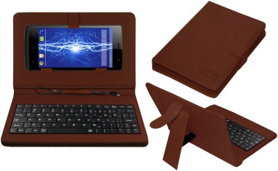 ACM Keyboard Case for Lava Iris Fuel 25(Brown, Cases with Holder, Pack of: 1)