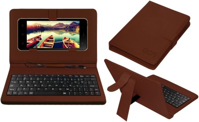 ACM Keyboard Case for Micromax Bolt Supreme 4(Brown, Cases with Holder, Pack of: 1)