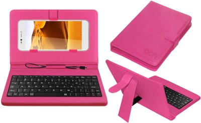 ACM Keyboard Case for Micromax Selfie 2 Note(Pink, Cases with Holder, Pack of: 1)