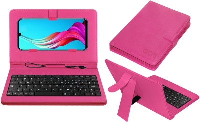 ACM Keyboard Case for Coolpad Cool 3 Plus(Pink, Cases with Holder, Pack of: 1)