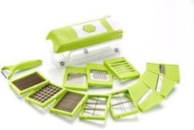 Pramukh Enterprise Vegetable & Fruit Grater & Slicer (12 Different ways to cut, chop, dice , Slice and mince. Cut into sticks or cubes, make chips or slice carrot into 2 different thickness) Vegetable & Fruit Grater & Slicer(12 Different ways to cut, chop, dice , Slice and mince. Cut into sticks or 