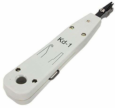 ATEKT KRONE KD-1 KD-1 Impact Punch Down Tool for Seating Wire Into Terminal Cable Insertion Tool for Networking Professionals Telecom Phone Cable Ethernet Cat5 RJ11 RJ45 Patch Panel Faceplate.Punch Tool CAT5 CAT6. KRONE KD-1 Cordless Crimper Manual Crimper