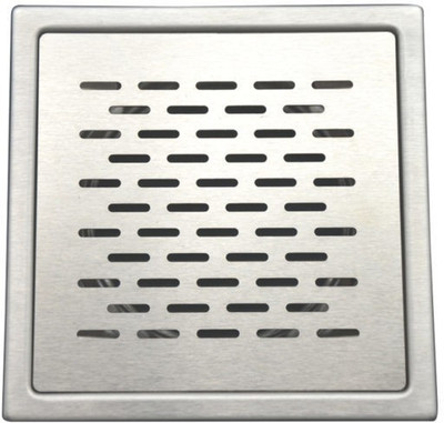 Viking Floor Stainless Steel Push Down Strainer(15 cm Set of 1)