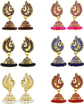 Aadiyatri Fashion Earring Beads Brass Jhumki Earring