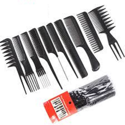 bob Comb Set Variety Pack Great for All Hair Types  (10 IN 1 COMB )