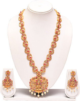 Swarajshop Alloy Gold-plated Gold Jewellery Set(Pack of 1)