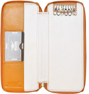 MASKINO Tanish Genuine NDM leather Bank Locker Key Pouch Medium Key Chain