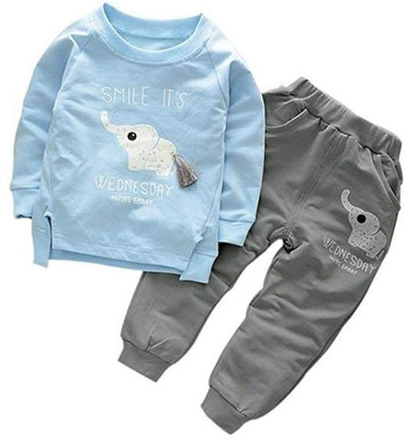 Bold N Elegant Baby Boys & Baby Girls Casual T-shirt Pyjama(multicolor)