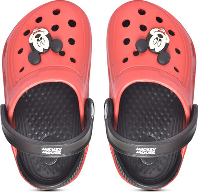 DISNEY Mickey Boys Sling Back Clogs(Red , 4 - 5 Years)