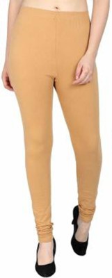 Khalifa Churidar Length Ethnic Wear Legging(White, Solid)