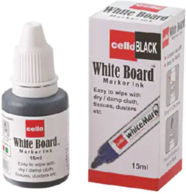 Cello WHITE BOARD MARKER INK 15 ml Marker Refill(Black)