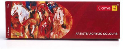 Camlin Artists Acrylic Colours (700-M-12) by The Mark(Set of 1, Multicolor)