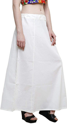 Bhumi STYL_BHUMI_WHITE_1_PT Pure Cotton Petticoat(Free)