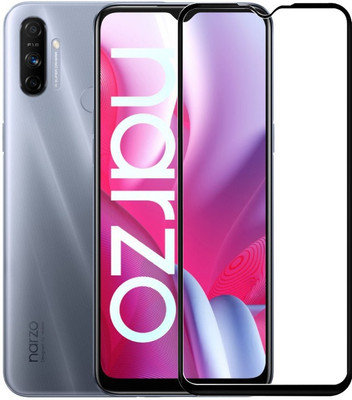 INSTYLE Edge To Edge Tempered Glass for Realme Narzo 20A(Pack of 1)